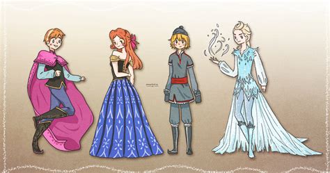 Frozen Gender Swap By Ammdakin On Deviantart