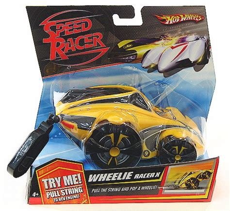 This is one valentine that little boys will love to receive. Hot Wheels Speed Racer Wheelie Racer X Toy Yellow