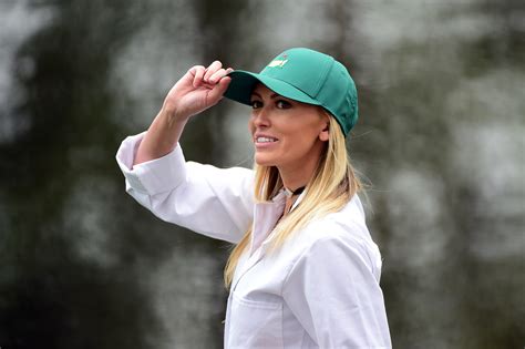 Paulina Gretzky Had A Great Time Caddying For Dustin Johnson At The