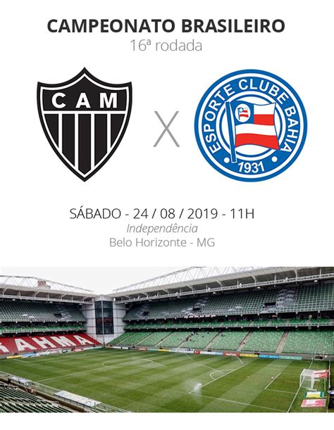 Los mejores productos para los fans rojiblancos están en nuestra tienda online. Atlético-MG x Bahia: tudo o que você precisa saber sobre o ...