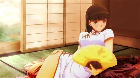 Fondos De Pantalla Anime Chicas Anime Amarillo Vestido Chino