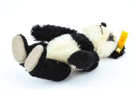 Sold Price Vintage Steiff Mohair Jointed Panda Teddy Bear October 6