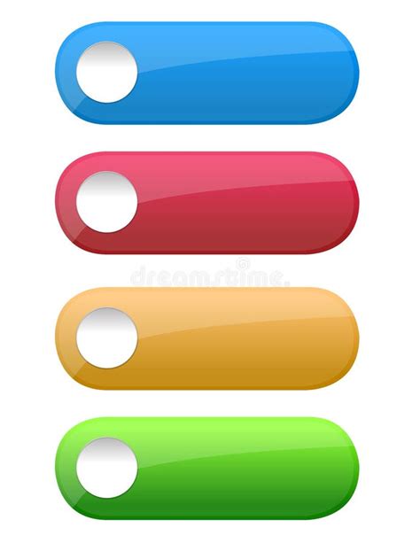 Web Buttons Stock Vector Illustration Of Button Icons 13132097