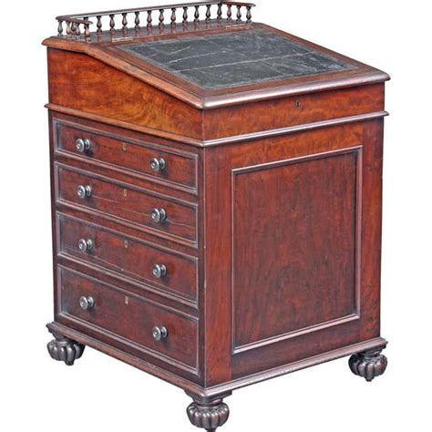 English Late Regency Period Davenport Desk For Sale At 1stdibs