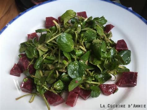 Recette Salade de cresson à la betterave