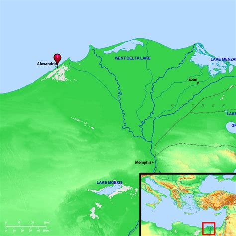 Bible Map Alexandria