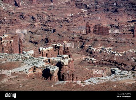 The View From Grand View Point Overlook Canyonlands National Park Utah