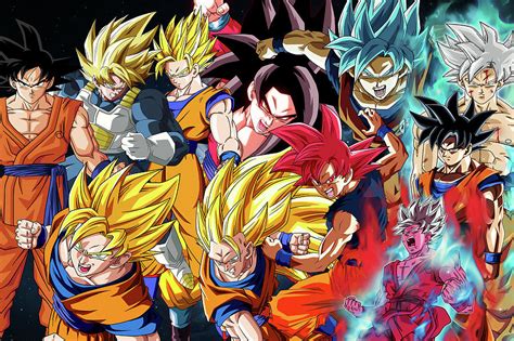 Todas Las Transformaciones De Goku En Dragon Ball De Mono Kulturaupice