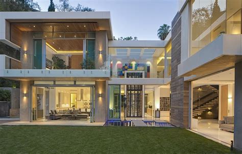 229 Million Newly Built Modern Mansion In Los Angeles Ca Homes Of