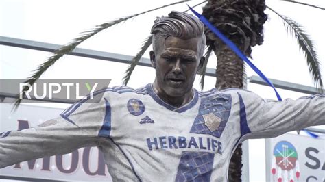 David Beckham Statue La Galaxy Leadsgenerationmarketing
