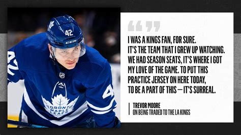 Trevor moore is currently playing in a team los angeles kings. Joining the Kings is 'Surreal' for LA-Native Trevor Moore ...