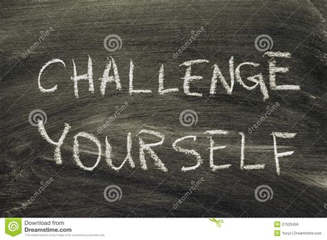Challenge yourself stock image. Image of growth, improvement - 27523459