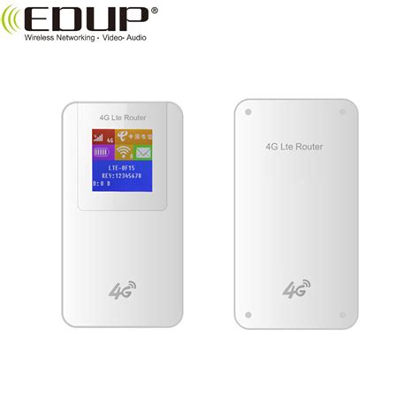 Portable Hotspot 3g 4g Modem Lte Router Wifi With Sim Card Slot Edup