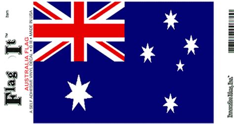 Australian Vinyl Waterproof World Flag Decal Sticker World Flags Direct