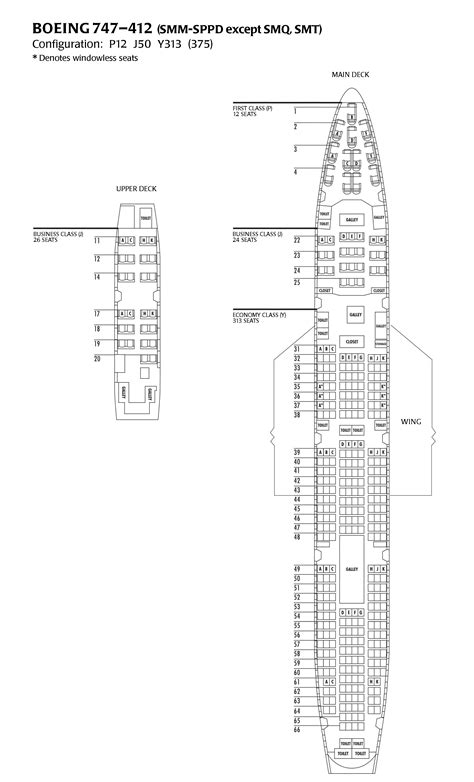 29 Boeing 747 400 Seat Map Maps Online For You