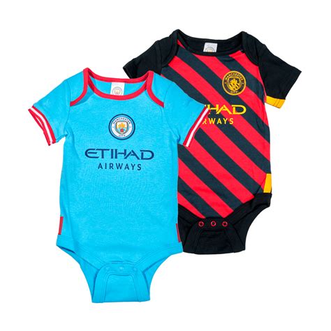 Manchester City Baby 2 Pack Bodysuit Official Man City Store