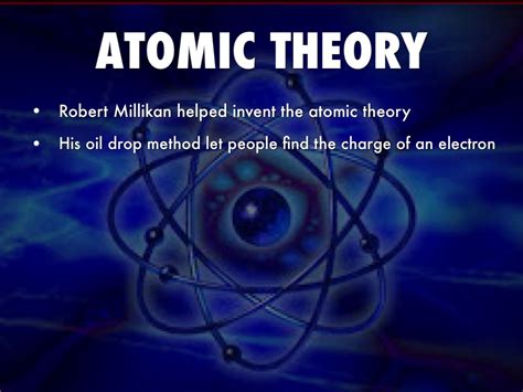 Robert Millikan Atomic Theory Model