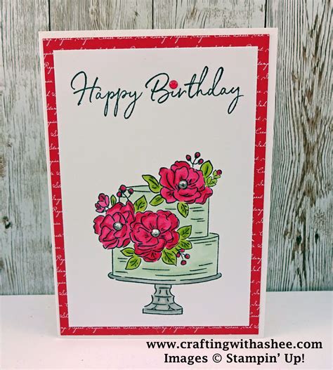 Happy Birthday To You Card Stampin Up Crafting With Ashee