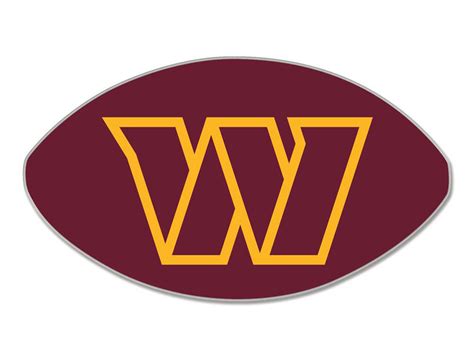 Washington Commanders Football Logo Pin