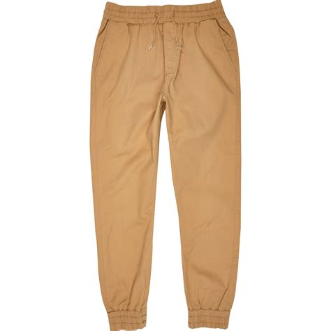 River Island Tan Jogger Trousers In Beige For Men Brown