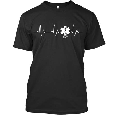 Emt Heartbeat Emt Funny T Shirt For Men Women Emt Shirts Emt Tshirts Nursing Shirts