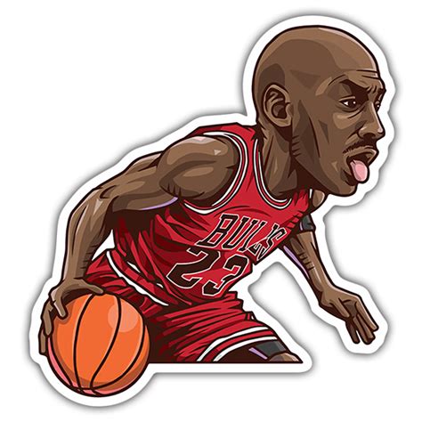 Sticker Nba Michael Jordan