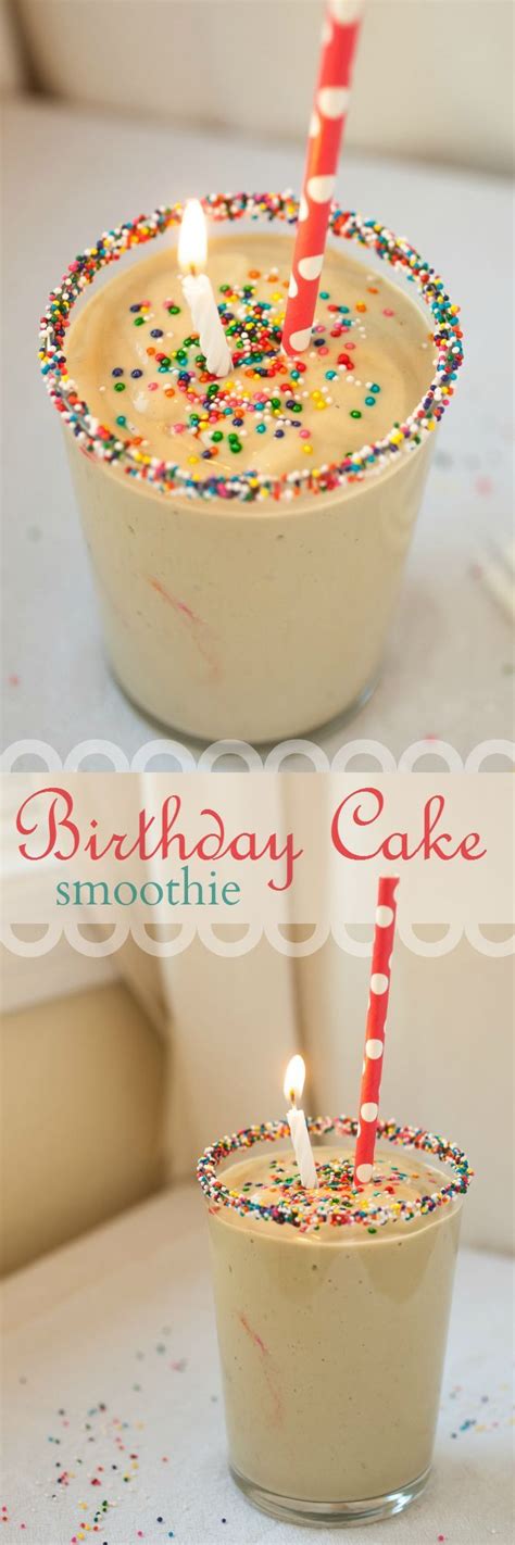Birthday Cake Smoothie Recipe Cake Batter Smoothie