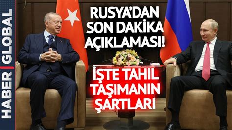 Erdoğan Ve Putin Görüşebilir Rusya Dan Son Dakika Tahıl Anlaşması Açıklaması Youtube