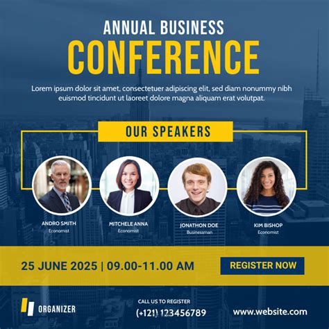 Business Conference Banner Template Postermywall