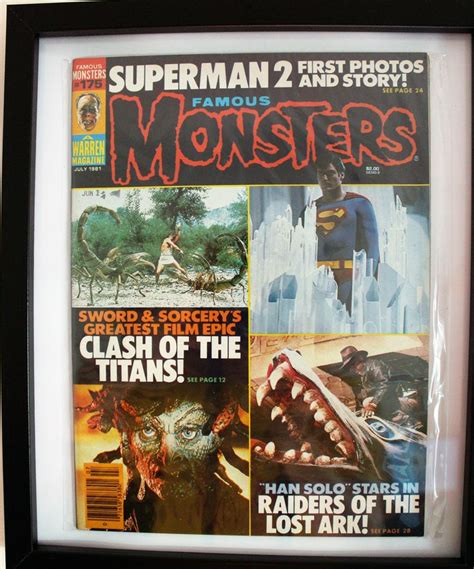 Superman Ii 2 Monsters Magazine Sword And Sorcery Clash Of The