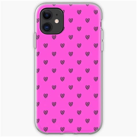 Pink Heart Pattern Iphone Case And Cover By Rubenvector Pink Heart