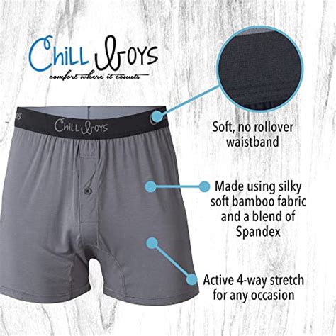 Soft Bamboo Mens Boxers 3 Pack Cool Comfortable Bamboo Underwear