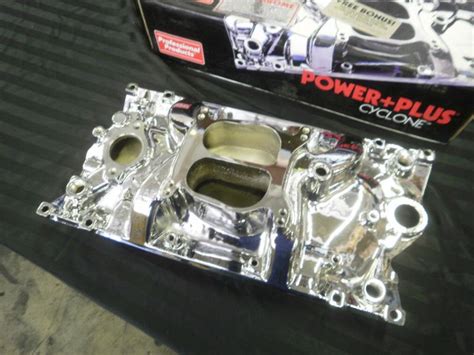 Sell Small Block Chevy V8 Cyclone Intake Manifold Chrome In Hawthorne