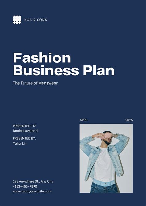 Customize 15 Clothing Business Plans Templates Online Canva