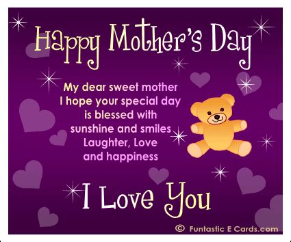 Here is a list of 101 emotional birthday messages for moms from daughters to make them cry happy tears on their special day. Happy Mothers Day My Dear Mom Pictures, Photos, and Images ...