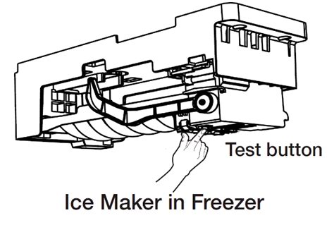 I've hit the reset/test button to no avail. samsung refrigerator ice maker in freezer not maki ...