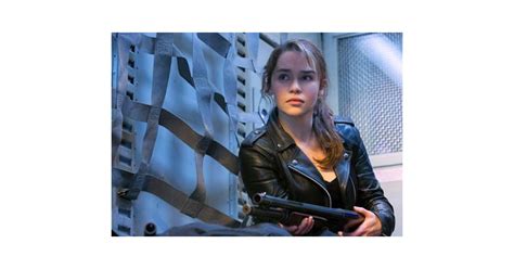 Emilia Clarke In Terminator Genisys Game Of Thrones Actresses As Sarah Connor Popsugar