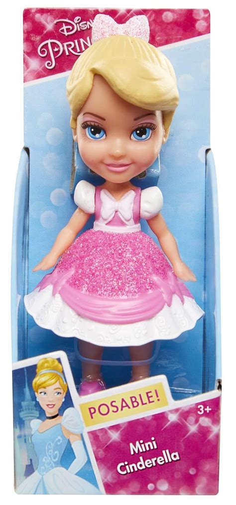 Disney Princess My First Mini Toddler Cinderella Pink Dress Poseable