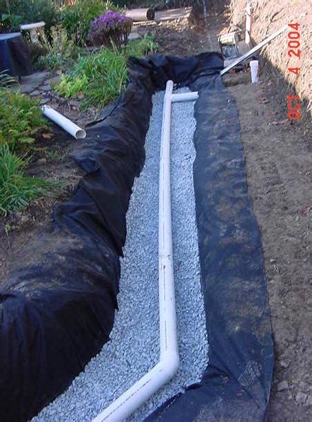 The drainage should be installed at a low point in the affected area to allow it to drain surface water away to storm french drain cleaning and maintenance. Backyard drainage systems | Outdoor furniture Design and Ideas
