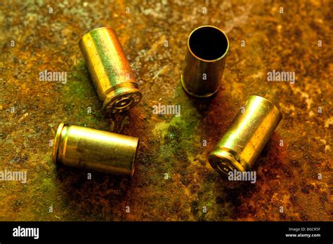 9mm Cartridge Casings Stock Photo Alamy