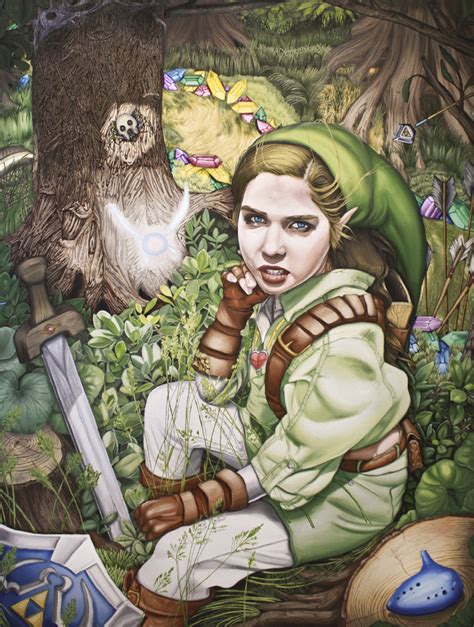 Legend Of Zelda Lost Woods By Quincmsk On Deviantart