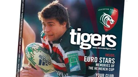 Matchday Programme This Sunday Leicester Tigers