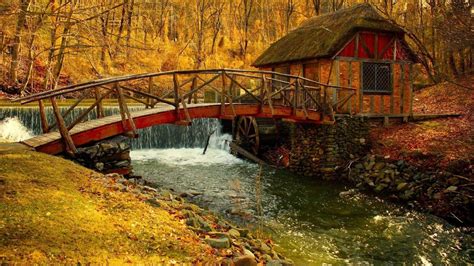 Autumn Cottage Wallpapers Wallpaper Cave
