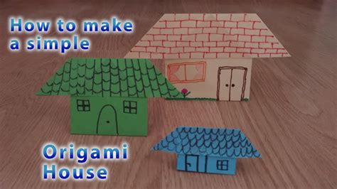How To Make A Simple Origami House Stem Activity For Kids
