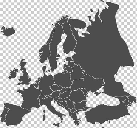 European Union World Map Graphics Png Clipart Black Black And White Blank Map Europa