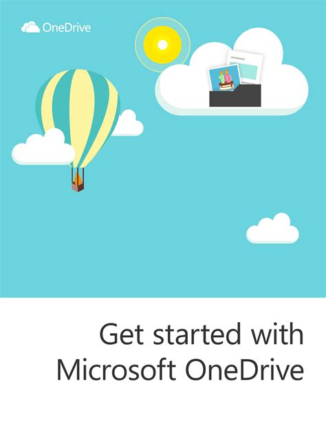 Getting Started With One Drive Get Started With Microsoft Onedrive
