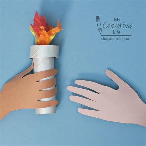 Cindy Derosier My Creative Life Olympic Torch Craft