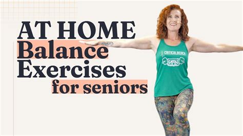 At Home Balance Exercises For Seniors Youtube