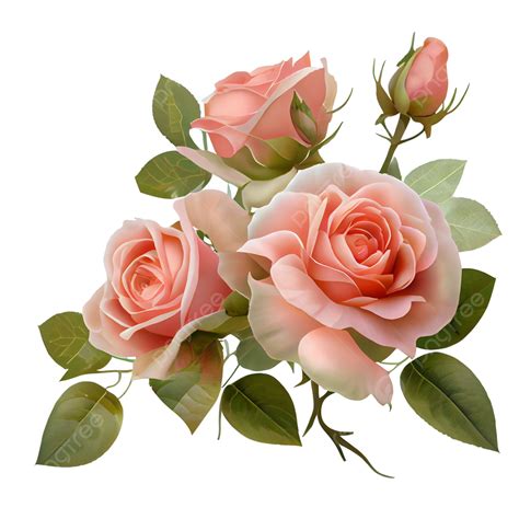 Set Of Pink Roses Roses Rose Pink Rose Png Transparent Clipart Image