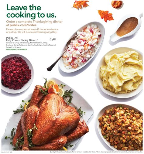 Labor day meal online ordering ends august 31 at 2pm est. Publix Prepared Christmas Dinner / 15 Yummy Prepared Thanksgiving Dinners In Knoxville East Tn ...